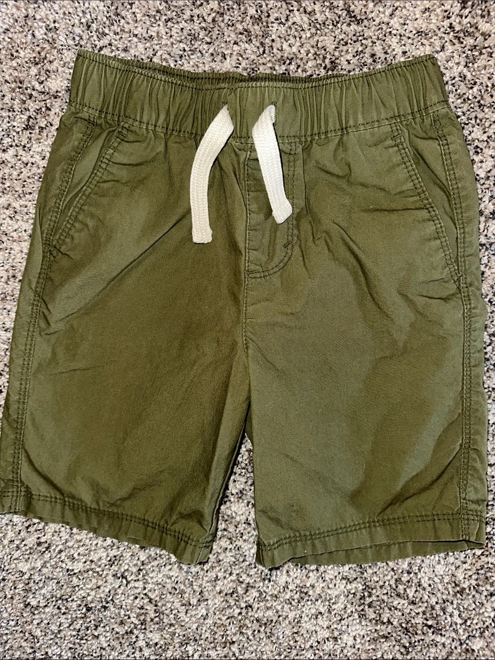 Bundle of Old Navy Olive, Black & Navy Pull-On Shorts Set